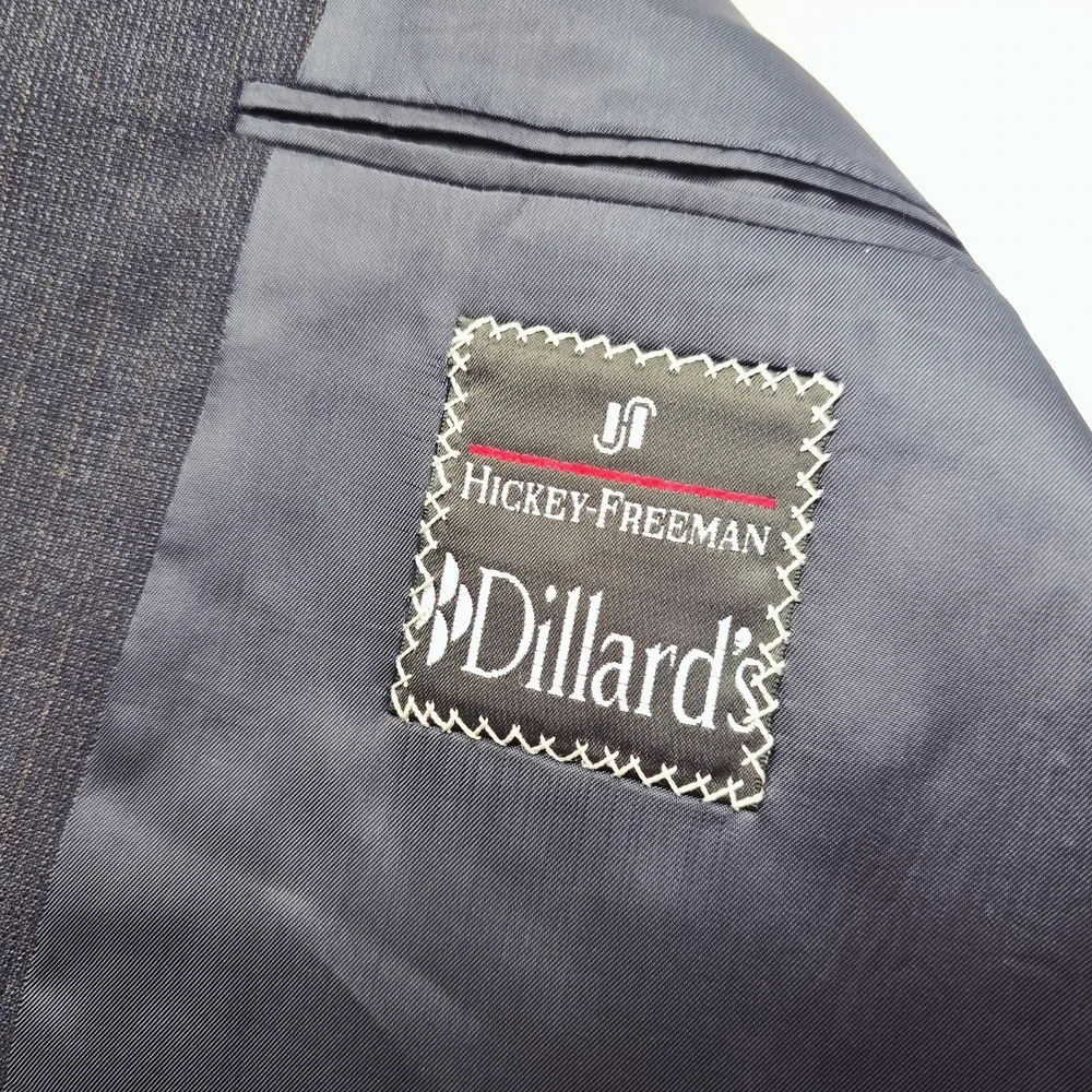 Hickey‎ Freeman Blazer Mens 41 Long Wool Cashmere Boardroom Made USA Dillard's